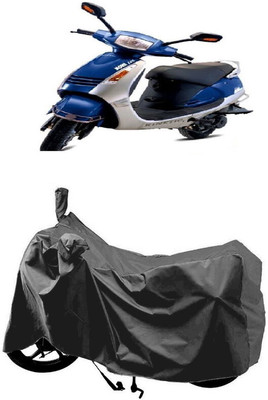 SUGASHRI Waterproof Two Wheeler Cover for Kinetic(Nova EX, Grey)