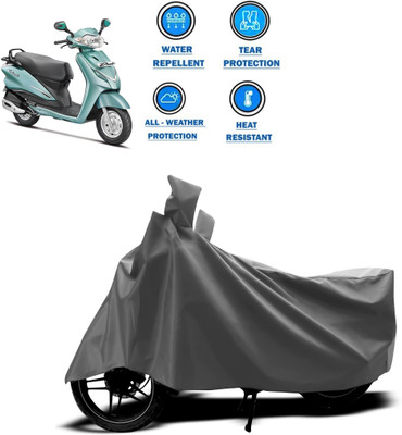 CODOKI Two Wheeler Cover for Hero(Duet, Grey)