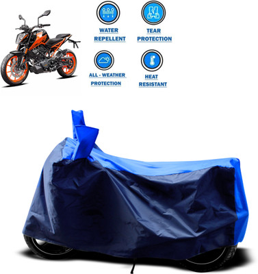 CODOKI Two Wheeler Cover for KTM(Duke 200, Blue)