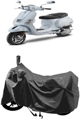 SUGASHRI Waterproof Two Wheeler Cover for Vespa(Vespa SXL 150, Grey)