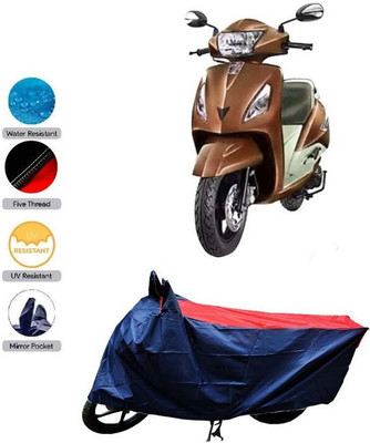 SK AUTO Waterproof Two Wheeler Cover for TVS(Jupiter 125, Red)