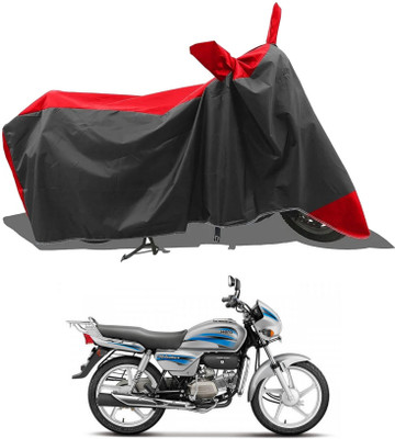 SK AUTO Two Wheeler Cover for Hero(Splendor Plus, Red)