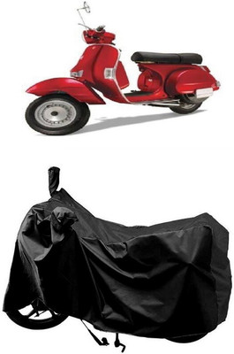 SUGASHRI Waterproof Two Wheeler Cover for LML(Star Euro 200, Black)