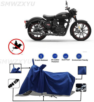 SK AUTO Two Wheeler Cover for Royal Enfield(350, Blue)