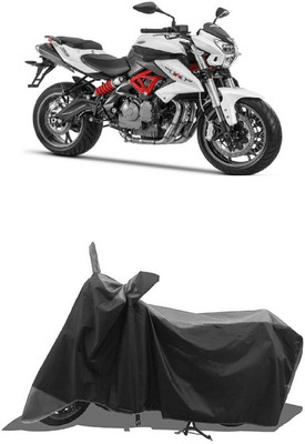 SUGASHRI Waterproof Two Wheeler Cover for Benelli(TNT 600i, Grey, Black)