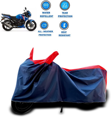 CODOKI Two Wheeler Cover for TVS(Apache RTR 180, Red)