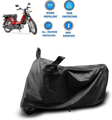PAGORA Two Wheeler Cover for TVS(Heavy Duty Super XL, Black)