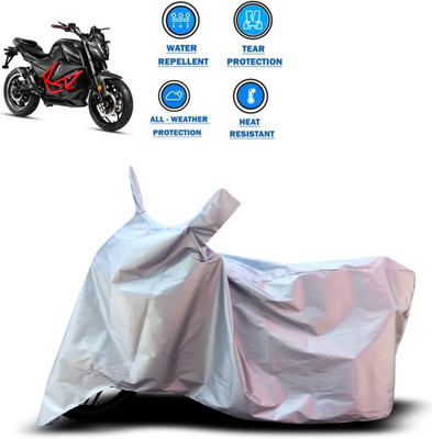 CODOKI Two Wheeler Cover for Universal For Bike(Silver)