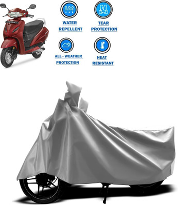 PAGORA Two Wheeler Cover for Honda(Activa 4G, Silver)