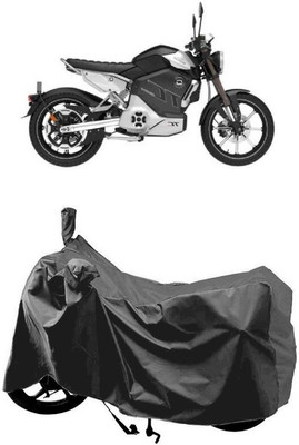 SUGASHRI Waterproof Two Wheeler Cover for Revolt(RV Cafe Racer BS6, Grey)