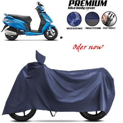 SK AUTO Waterproof Two Wheeler Cover for Honda, Bajaj, Hero, TVS, Yamaha(Blue)