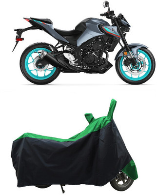 Coxtor Waterproof Two Wheeler Cover for Yamaha(MT-03, Green)