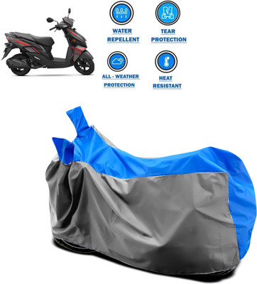 CODOKI Two Wheeler Cover for Suzuki(Avenis 125, Grey, Blue)