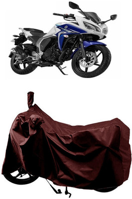 SUGASHRI Waterproof Two Wheeler Cover for Yamaha(Fazer-FI BS6, Maroon)