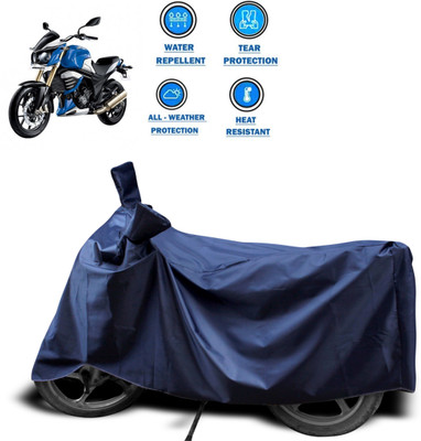 CODOKI Two Wheeler Cover for Mahindra(MOJO XT 300, Blue)