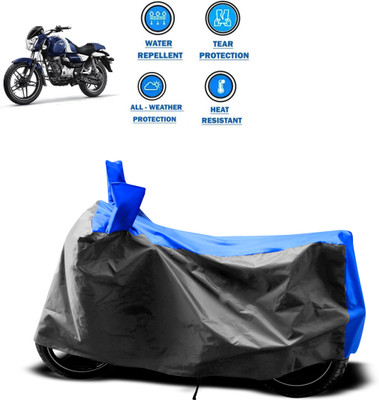 CODOKI Two Wheeler Cover for Bajaj(V12, Grey)