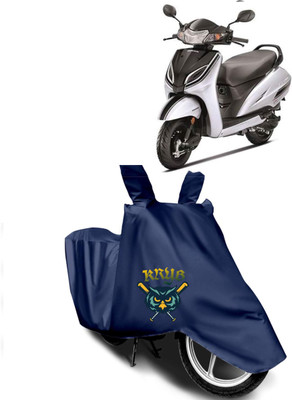 DeepShakshi AUTOMOTIVE Waterproof Two Wheeler Cover for Honda(Activa 4G, Blue)