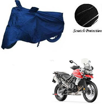 SK AUTO Waterproof Two Wheeler Cover for Triumph(Tiger 800 XCA, Blue)