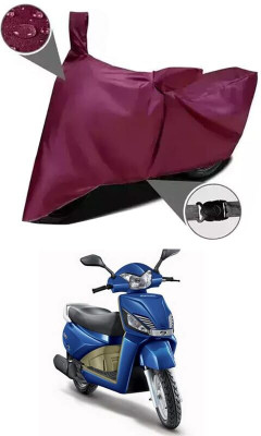 SK AUTO Two Wheeler Cover for Mahindra(Gusto, Maroon)