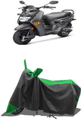 SUGASHRI Waterproof Two Wheeler Cover for Honda(Cliq, Green, Black)