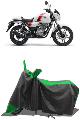 SUGASHRI Waterproof Two Wheeler Cover for Bajaj(V15, Green, Black)