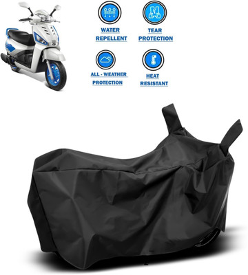 CODOKI Two Wheeler Cover for Mahindra(Gusto 125, Black)