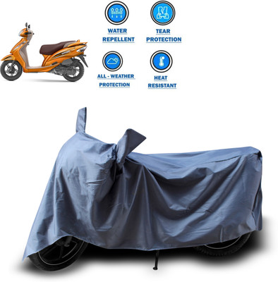CODOKI Two Wheeler Cover for TVS(Wego, Grey)