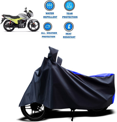 CODOKI Two Wheeler Cover for Hero(MotoCorp Glamour, Blue)
