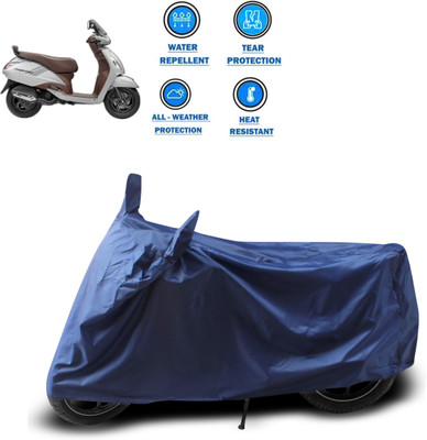 PAGORA Two Wheeler Cover for TVS(Jupiter, Blue)