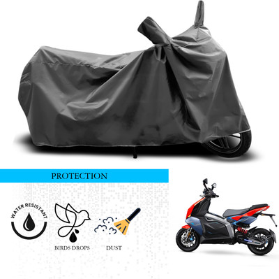 ANTHUB Waterproof Two Wheeler Cover for TVS(Creon, Grey)