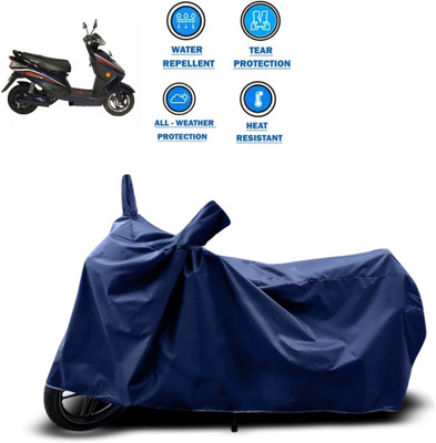 CODOKI Two Wheeler Cover for Okinawa(Ridge, Blue)