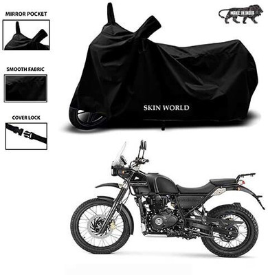 SK AUTO Waterproof Two Wheeler Cover for Royal Enfield(Himalayan, Black)