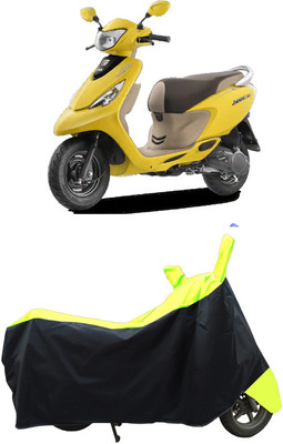 Coxtor Waterproof Two Wheeler Cover for TVS(Scooty Zest 110, Yellow)