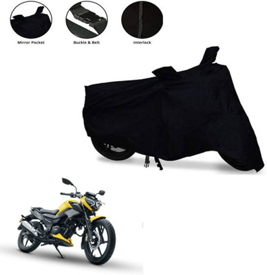 SK AUTO Waterproof Two Wheeler Cover for TVS(Raider, Black)
