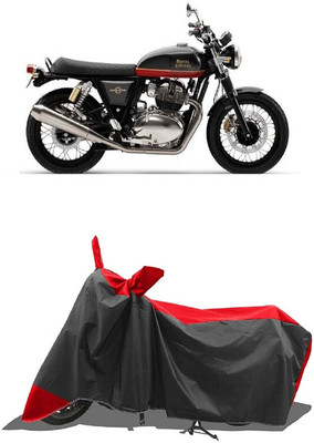 SUGASHRI Waterproof Two Wheeler Cover for Royal Enfield(Enticer, Red, Black)