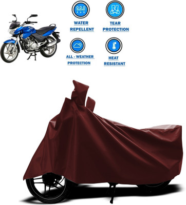 CODOKI Waterproof Two Wheeler Cover for Bajaj(Discover 135, Maroon)