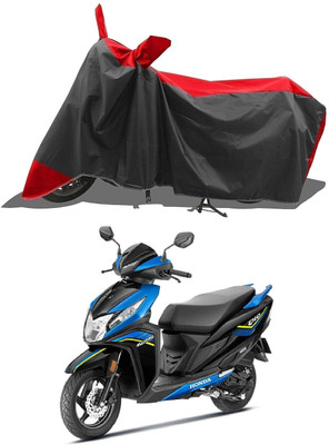SK AUTO Two Wheeler Cover for Honda(Dio, Red, Black)