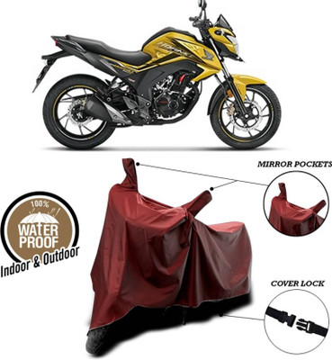 SK AUTO Two Wheeler Cover for Honda(CB Hornet 160R, Maroon)