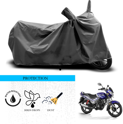 ANTHUB Waterproof Two Wheeler Cover for TVS(Star City, Grey)