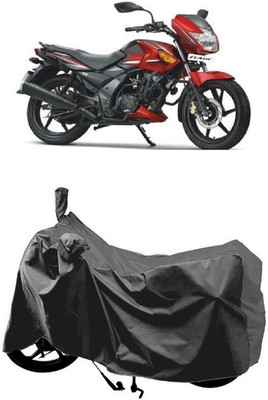 SUGASHRI Waterproof Two Wheeler Cover for TVS(Flame SR125, Grey)