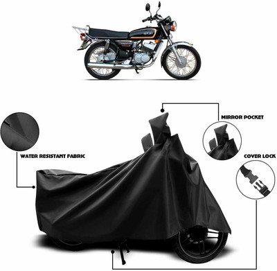 SK AUTO Two Wheeler Cover for Yamaha(RXG, Black)