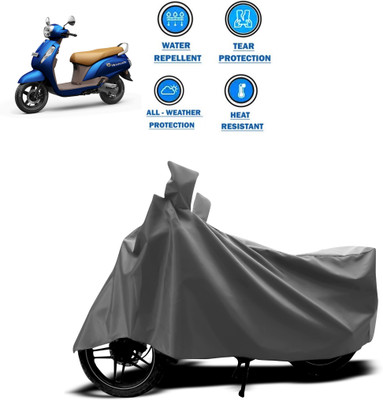 PAGORA Two Wheeler Cover for Suzuki(New Access 125, Grey)