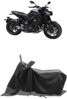 SUGASHRI Waterproof Two Wheeler Cover for Yamaha(MT 9, Grey, Black)