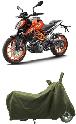 Coxtor Waterproof Two Wheeler Cover for KTM(Duke 390 ABS, Gold)