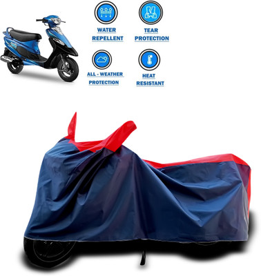 PAGORA Two Wheeler Cover for TVS(Scooty Pep+, Red)