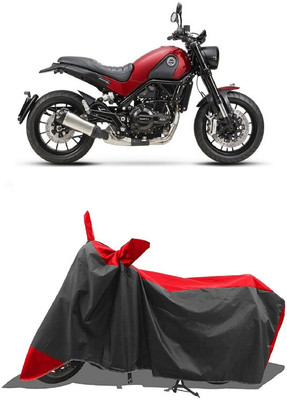 SUGASHRI Waterproof Two Wheeler Cover for Benelli(Leoncino, Red, Black)