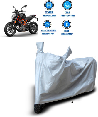 CODOKI Two Wheeler Cover for KTM(390 Duke, Silver)