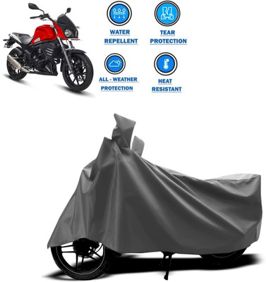 CODOKI Two Wheeler Cover for Mahindra(Mojo UT 300, Grey)