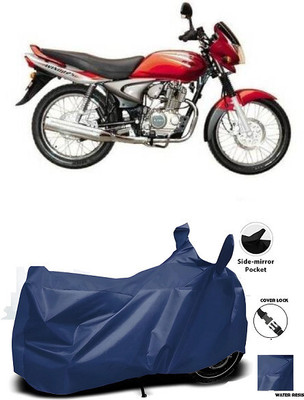 SK AUTO Waterproof Two Wheeler Cover for Bajaj(Wind 125, Blue)