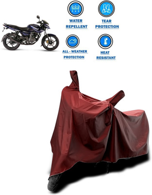 PAGORA Waterproof Two Wheeler Cover for Bajaj(Pulsar 135 LS DTS-i, Maroon)